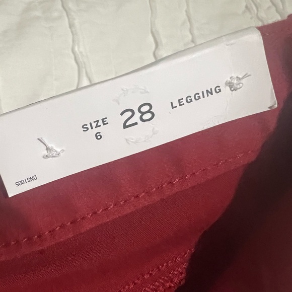 The Loft red “leggings”. Skinny fit NWT. - Picture 5 of 7
